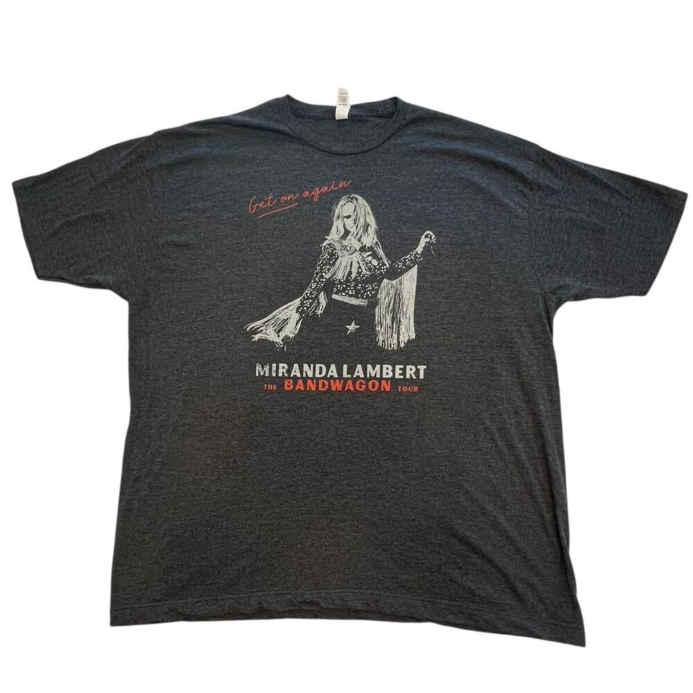 Cowboy Queen Miranda Lambert The Bandwagon Tour T-Shirt Double Sided Size XXXL